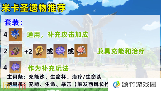 原神米卡圣遗物带什么 米卡圣遗物推荐